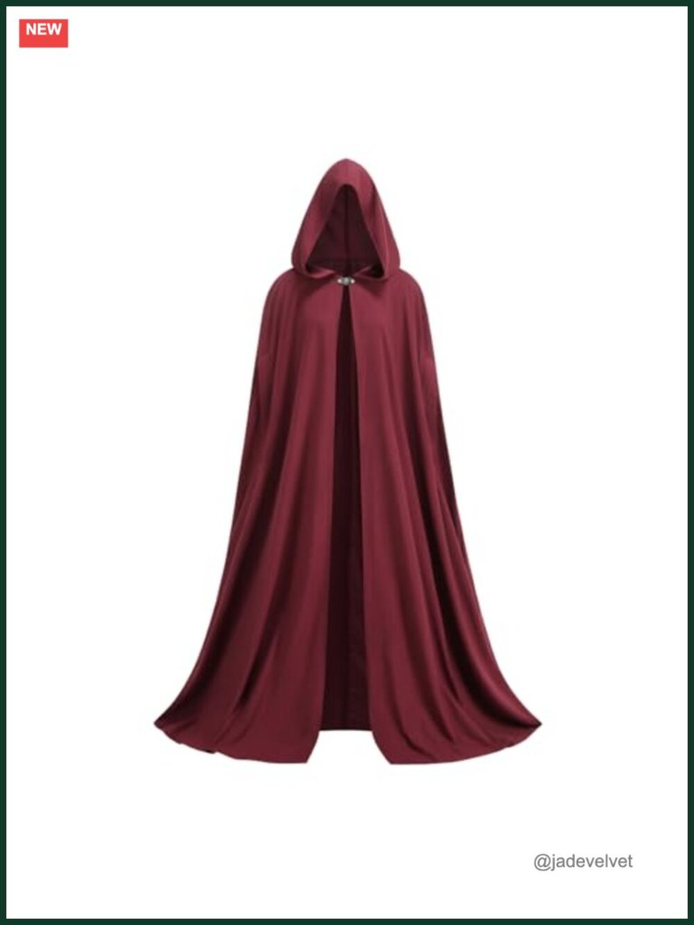 Renaissance Hooded Cape Arm Holes Medieval Cloak Halloween